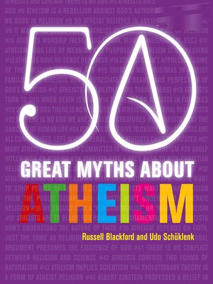 cover image of 50 Great Myths About Atheism
